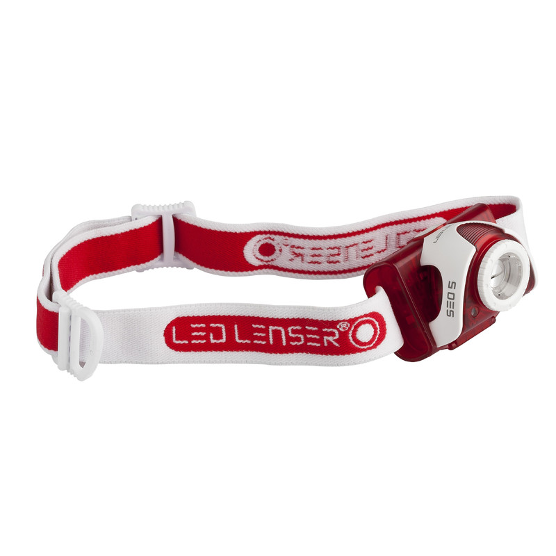 LED LENSER Lampe frontale SEO5 rouge