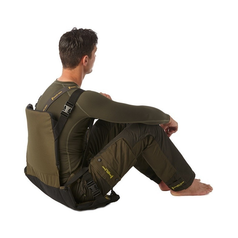 Stealth Gear Coussin de sol avec dossier, pliable, vert