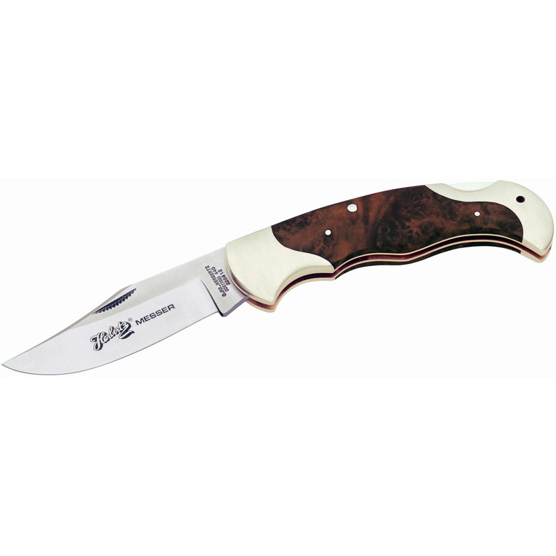 Couteaux Herbertz Couteau de poche Diamond-Line, manche en ronce, N° 228612