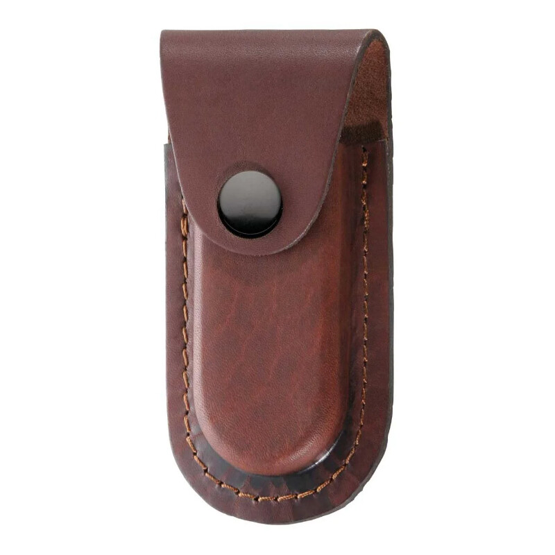 Herbertz Étui en cuir pour Couteau de poche 2675120, marron foncé, pour 12cm