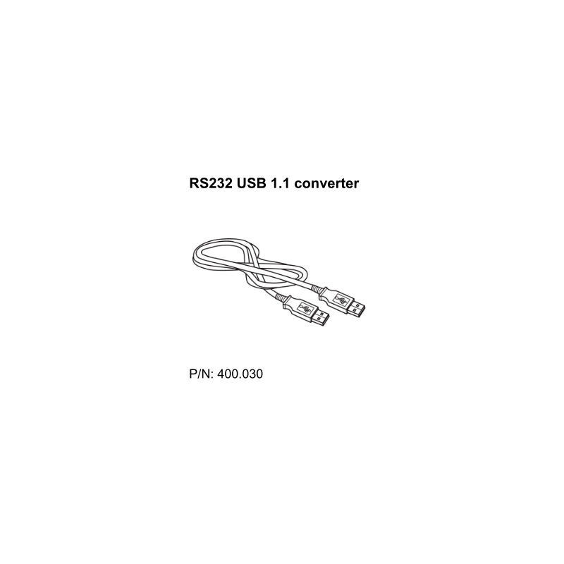 SCHOTT Câble adaptateur RS-232 USB 1.1