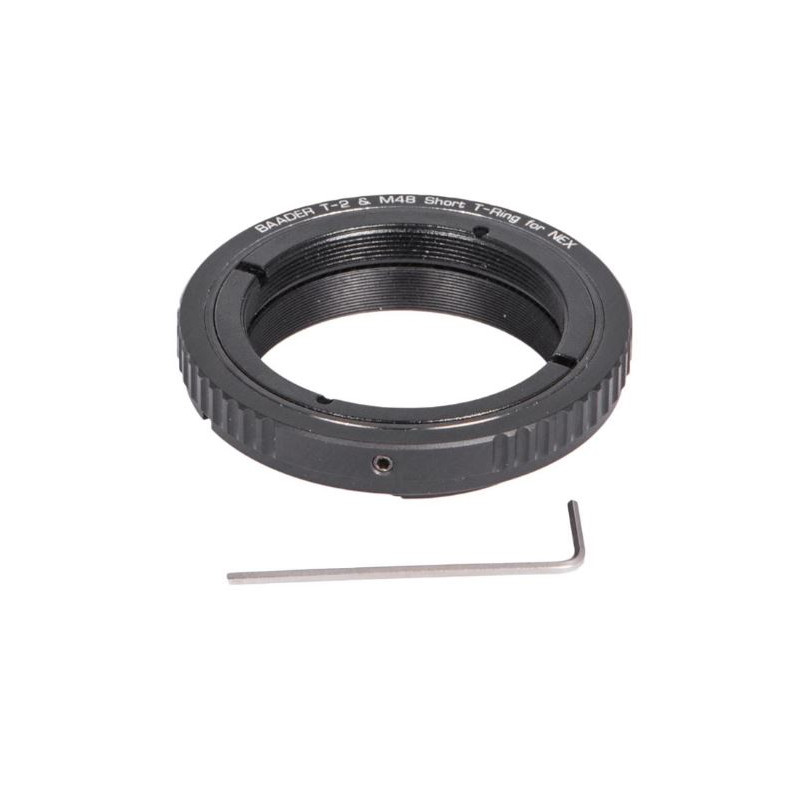 Baader Adaptateur appareil-photo T-Ring pour baïonnette Sony E/NEX avec filetages D52/M48 et T2