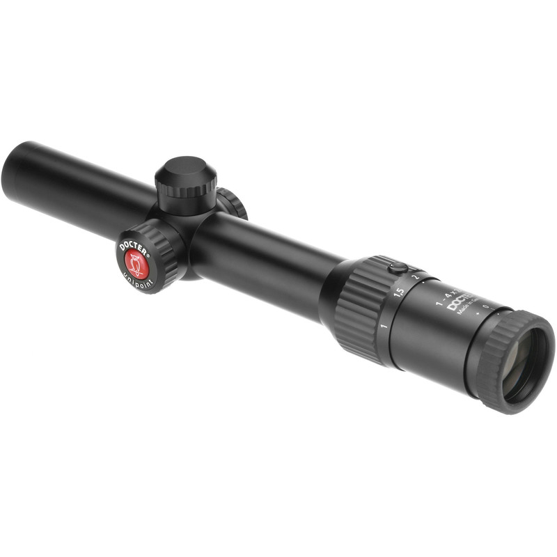 Lunette de tir DOCTER Unipoint 1-4x24, Reticle: 4-0, ZEISS-Rail