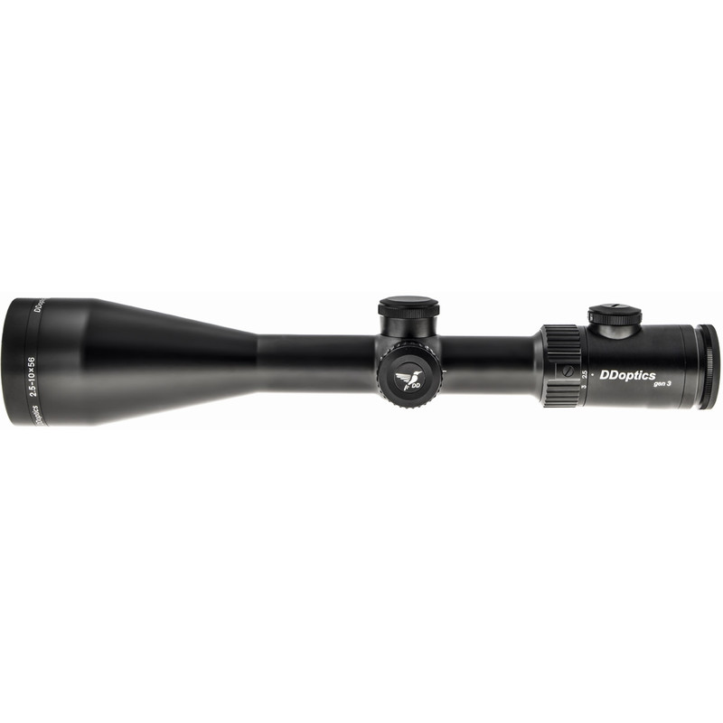 Lunette de tir DDoptics Nachtfalke Gen. III 2,5-10x56 - Reticle: New 4