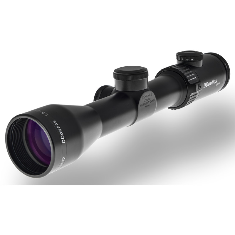 Lunette de tir DDoptics Nachtfalke Gen. III 1,5-6x42 - Reticle: Duplex