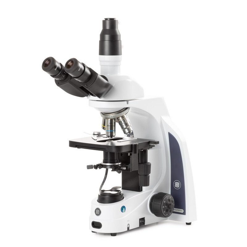 Microscope Euromex iScope IS.1153-EPL/DF, trino, DF, DIN, e-plan, 40x-1000x, 10x/20mm, iCare, LED