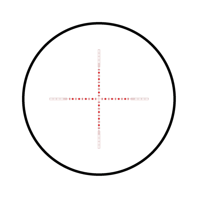 Lunette de tir HAWKE PANORAMA 4-12x40 AO; 10x Half Mil Dot