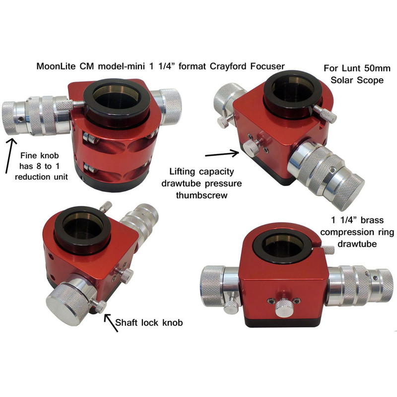 Porte-oculaire MoonLite Porte oculaires CM Mini Lunt 50