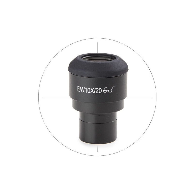 Oculaire de mesure Euromex IS.6010-C, WF10x/20 mm Ø 23.2mm, crosshair, (iScope)