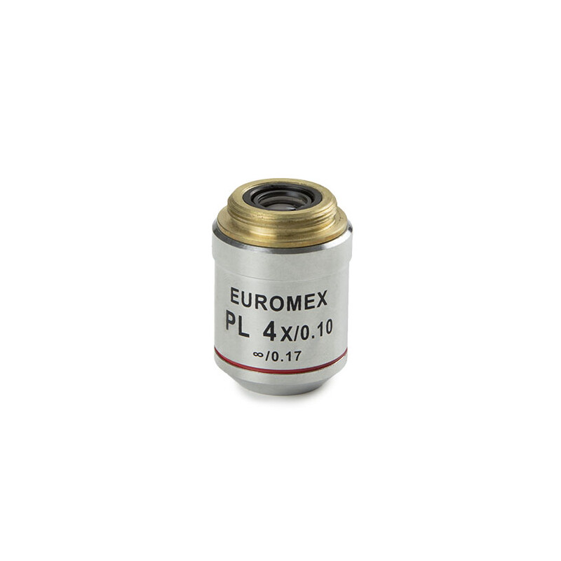 Objectif Euromex AE.3104, 4x/0.10, w.d. 11,9 mm, PL IOS infinity, plan (Oxion)