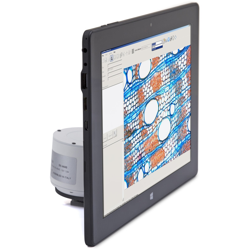 Caméra Optika TB-3WA color, CMOS, 1/2", 3.14 MP, USB 2.0, Tablet 10.1", 4 Core