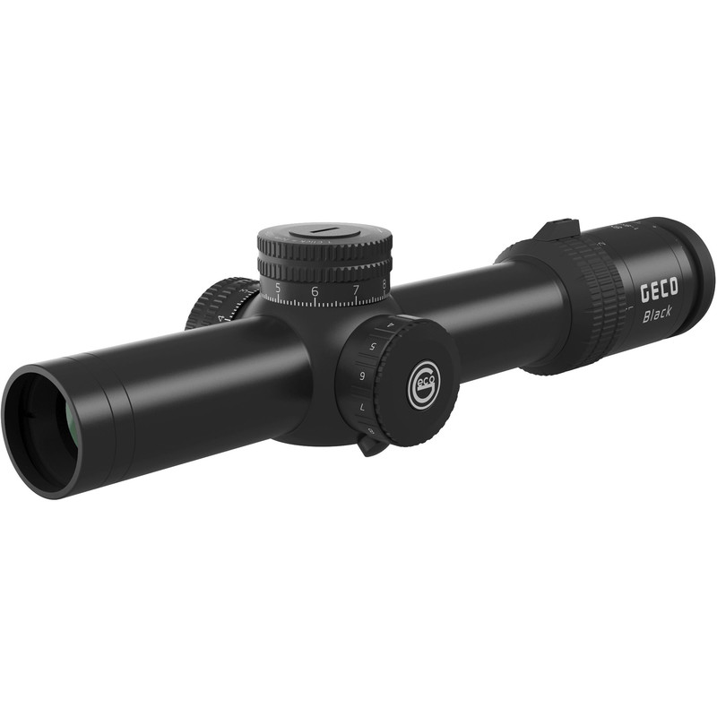 Lunette de tir Geco BLACK 1-8x24i, Reticle Horseshoe illuminated