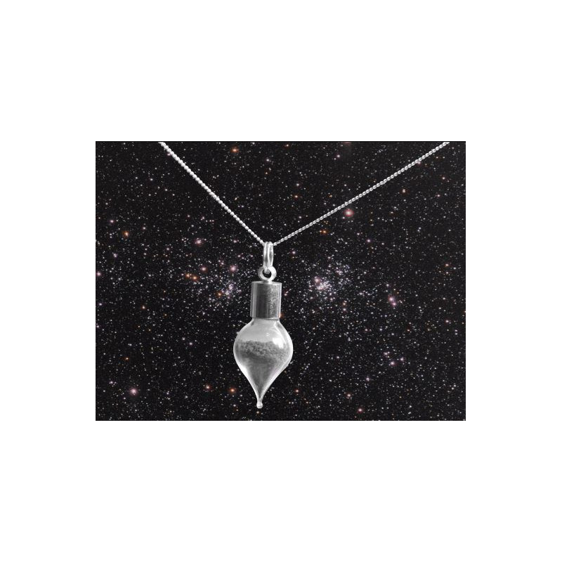 Jurassic Jewellery collier poussière de météorite (pendentif forme de goutte)