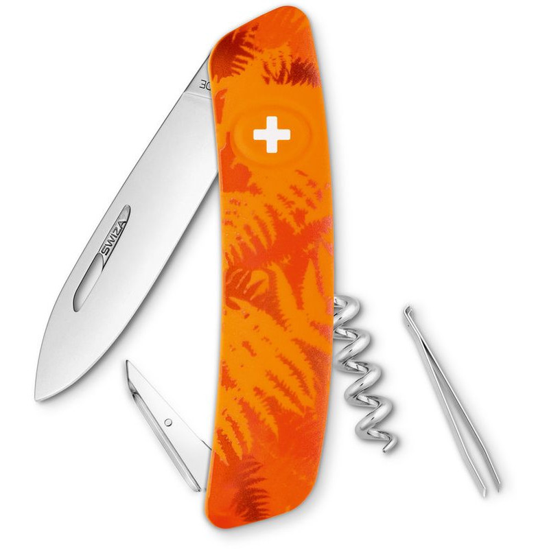 Couteaux SWIZA Couteau de poche suisse C01 FILIX Camo Farn Orange