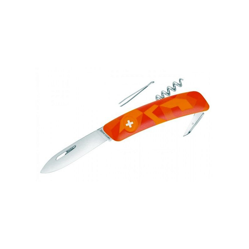Couteaux SWIZA Couteau de poche suisse C01 LUCEO Camo Urban Orange