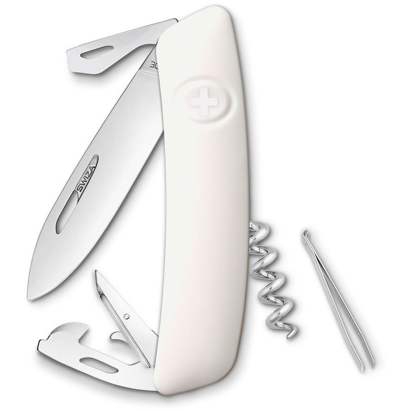 Couteaux SWIZA Couteau de poche suisse D03 blanc