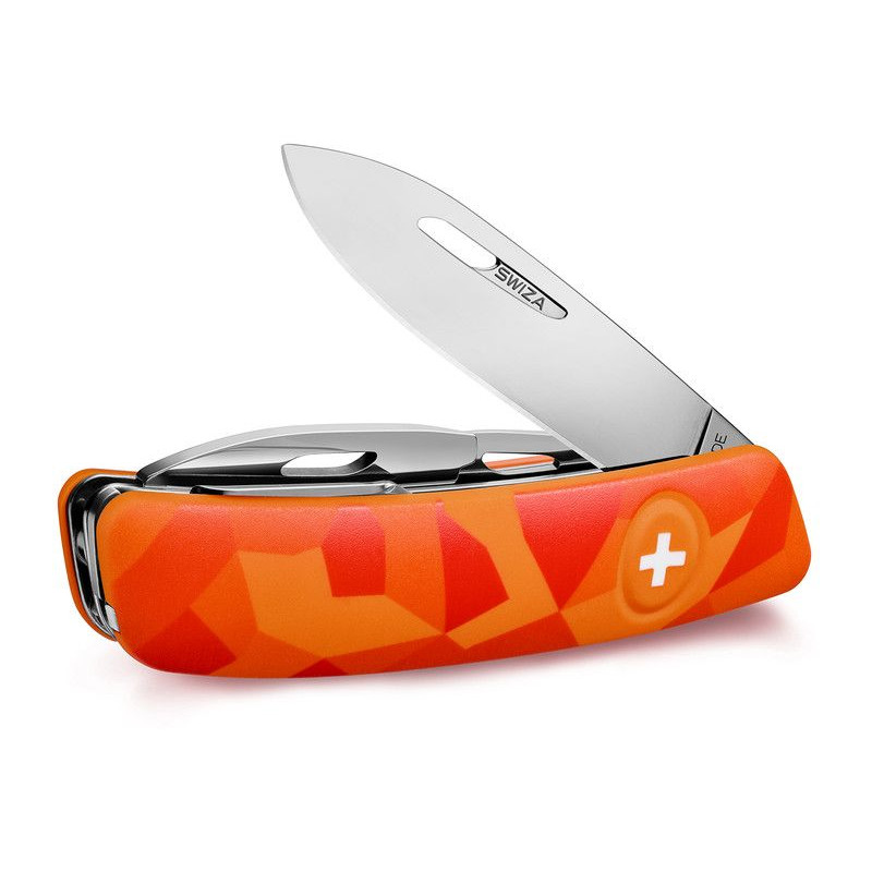 Couteaux SWIZA Couteau de poche suisse C03 LUECO Camo Urban Orange