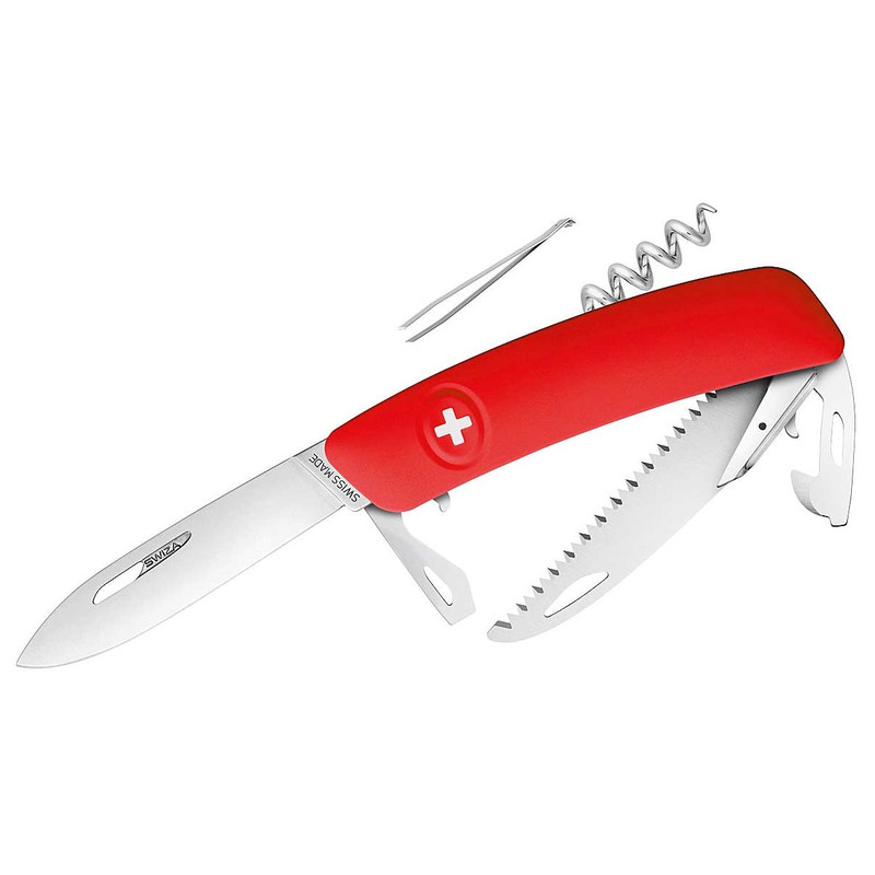 Couteaux SWIZA Couteau de poche suisse D05 rouge