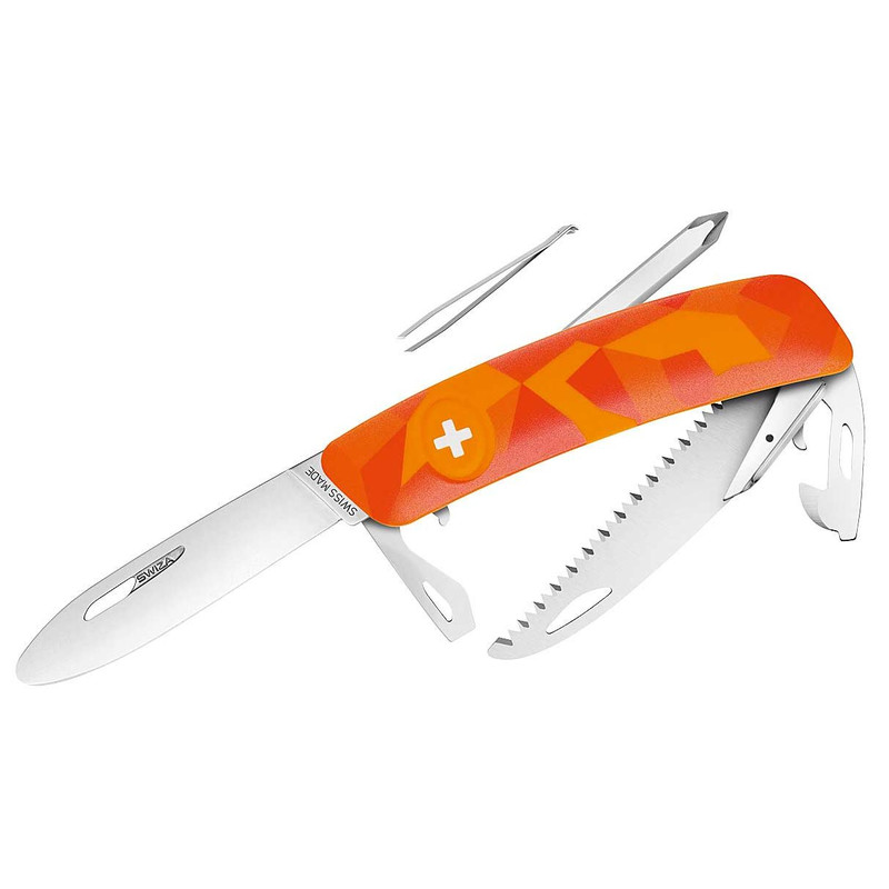 Couteaux SWIZA Couteau de poche suisse pour enfant J06 LUCEO Urban Camo orange