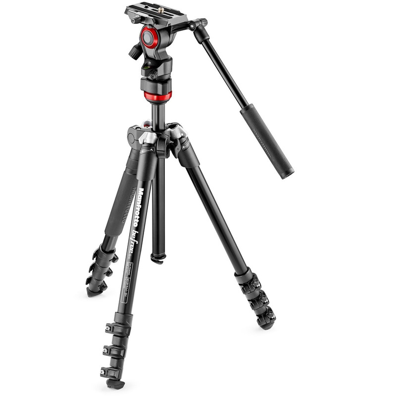 Trépied en aluminium Manfrotto MVKBFR-LIVE Befree Live avec tête vidéo