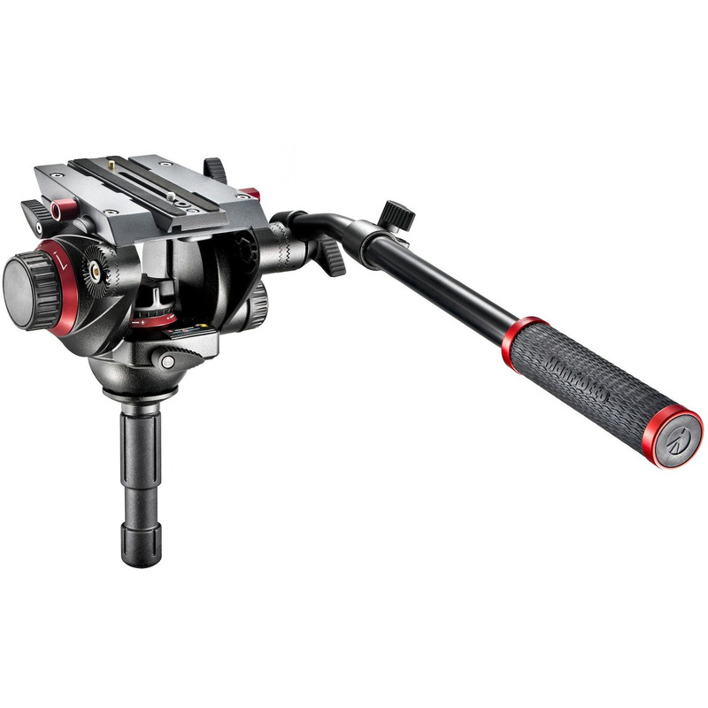 Trépied en carbone Manfrotto 504HD,535K avec rotule vidéo et niveau lumineux