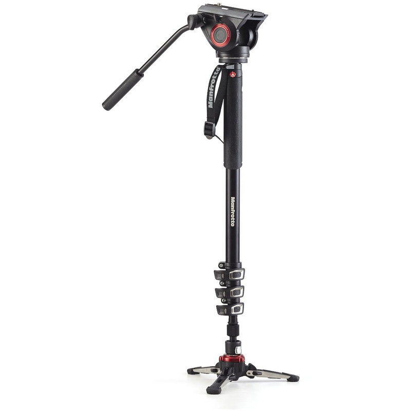 Monopied en aluminium Manfrotto MVMXPRO500 avec tête vidéo fluide