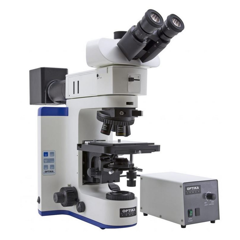 Microscope Optika B-1000MET, modèle 2, métallurgique (sans objectif), trinoculaire