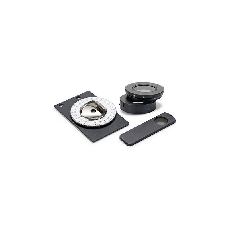 Euromex Kit de polarisation, analyseur à insérer, petite platine tournante (100 x 65 mm) pour platine, AE.5158-P (EcoBlue, BioBlue)