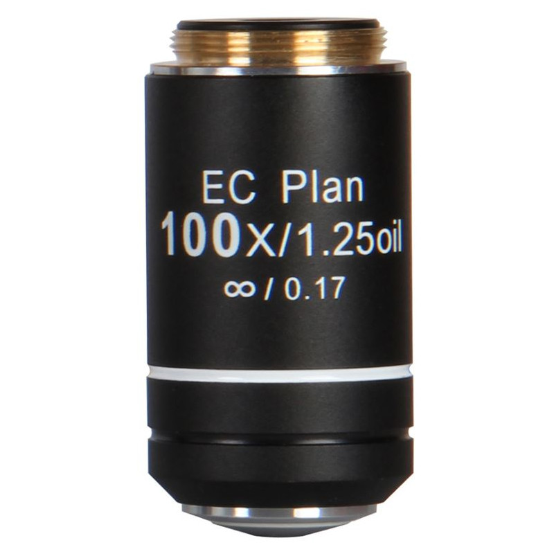 Objectif Motic EC PL, CCIS, plan, achro, 100x/1.2, S, Oil w.d. 0.15mm