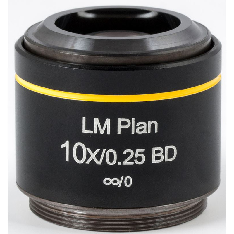 Objectif Motic LM BD PL, CCIS, LM, plan, achro, BD 10x/0.25, w.d.16.3mm (AE2000 MET)