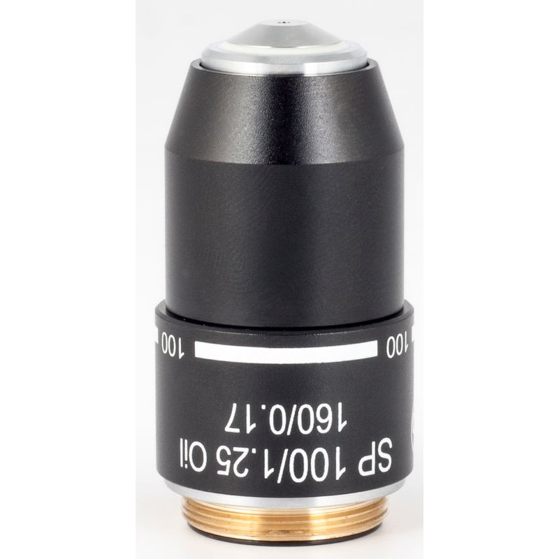 Objectif Motic SP semiplan achro, 100X/1.25, S, Oil  w.d=0.14mm (RedLine200)