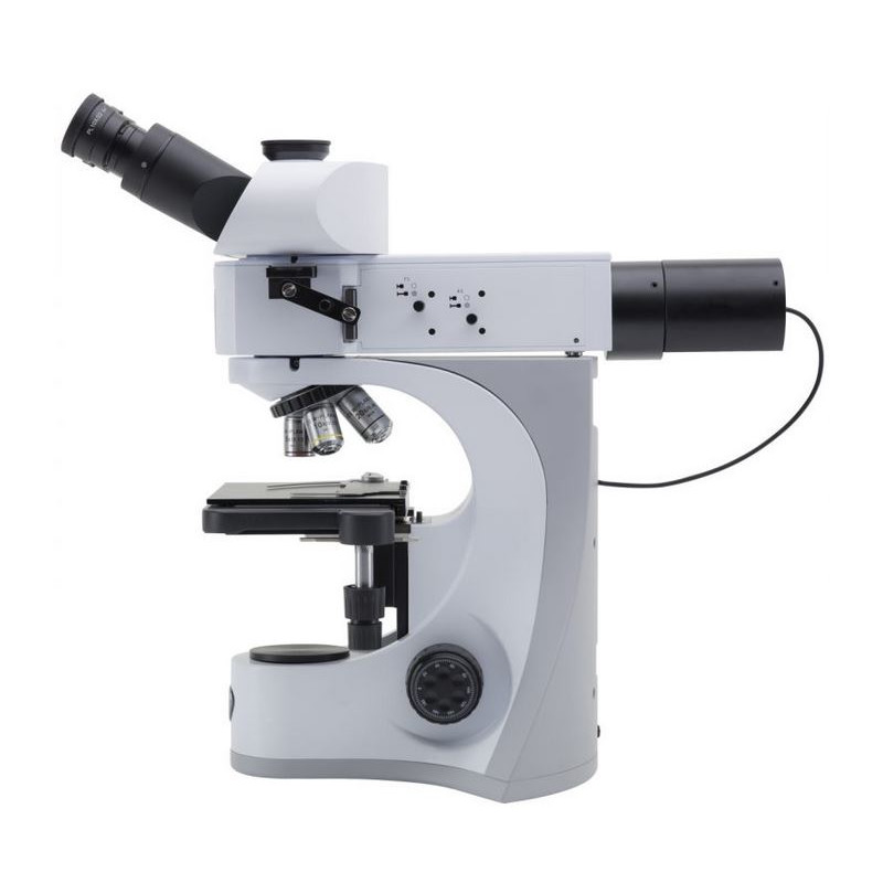 Microscope Optika B-510MET, metallurgic, incident, trino, IOS W-PLAN MET, 50x-500x, EU