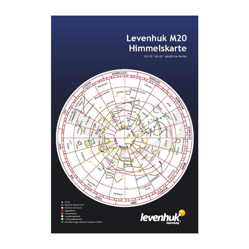 Levenhuk grande carte des étoiles M20