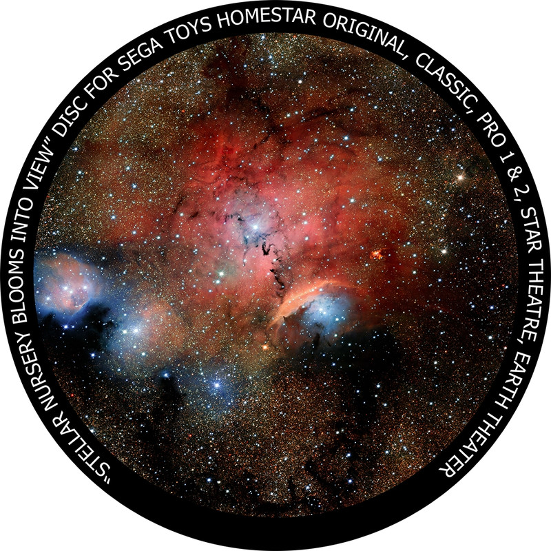 Redmark Diapositive pour le planétarium Sega Homestar - formation stellaire