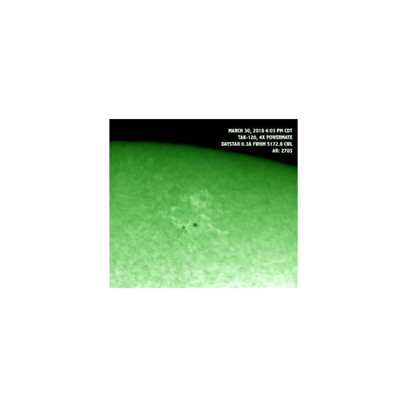 DayStar Filtre solaire QUARK raie magnésium I (b2)