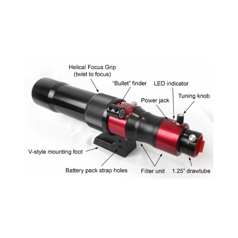 Télescope solaire DayStar ST 60/930 SolarScout SS60-ds H-Alpha OTA Set