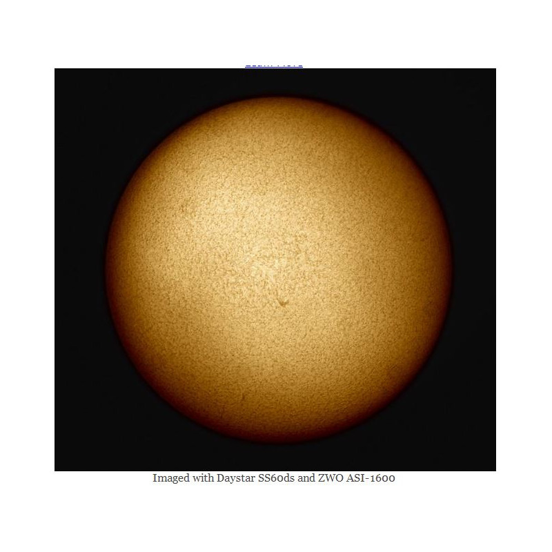 Télescope solaire DayStar ST 60/930 SolarScout SS60-ds H-Alpha OTA