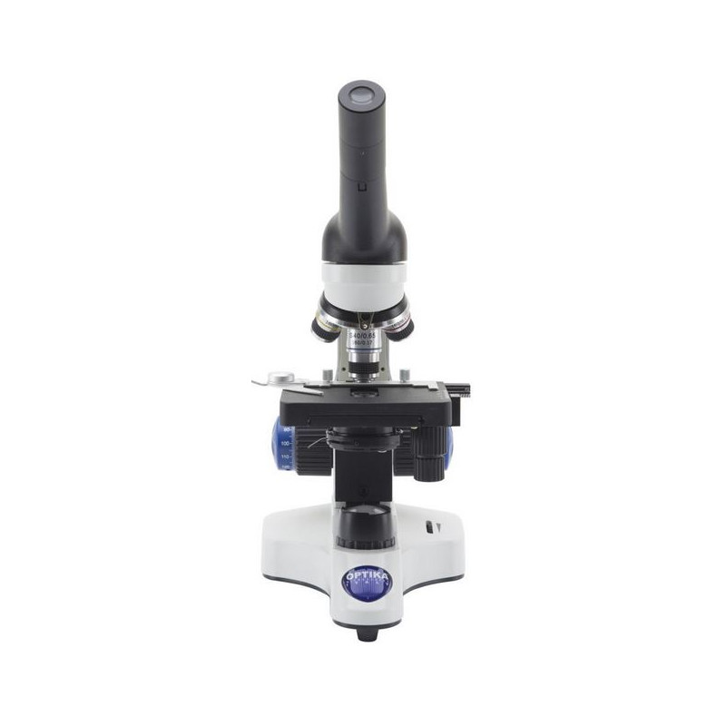 Microscope Optika Mikroskop B-20CR, monokular, LED, mit aufladbaren Akkus