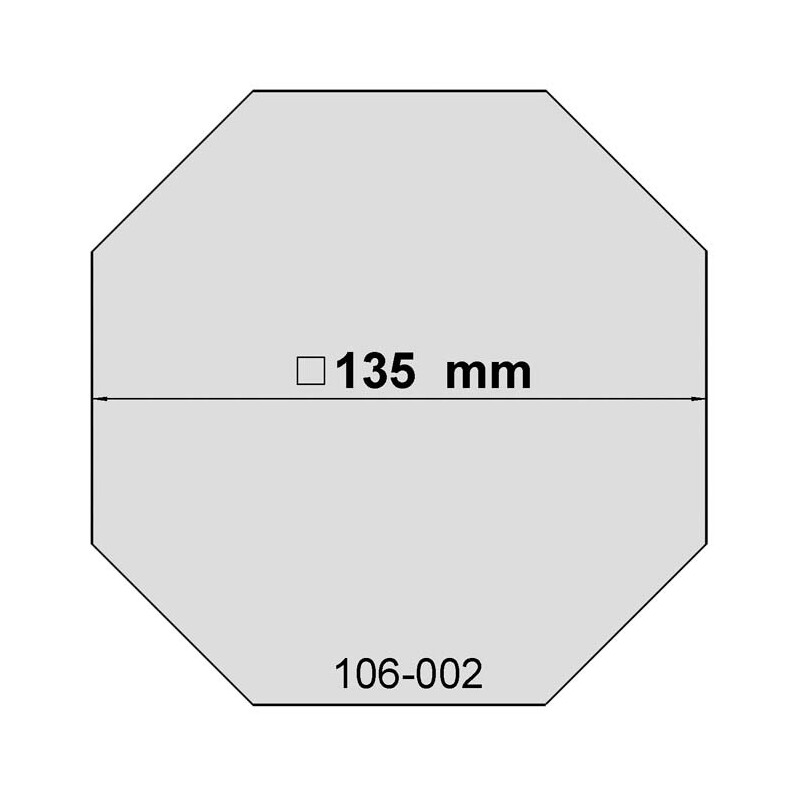 Feuille filtrante euro EMC Filtres solaires de rechange, taille 6 AstroSolar