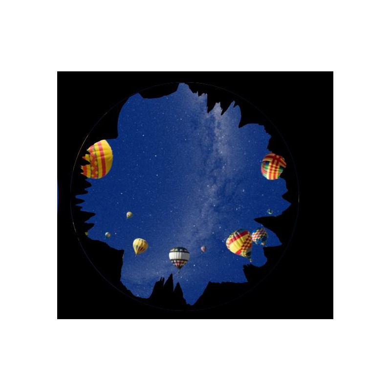 astrial Diapositive pour le Sega Homestar Planetarium Montgolfière Scenic