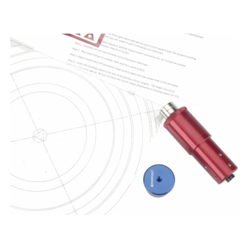 Collimateurs lasers Farpoint 650nm + Cheshire 1.25"