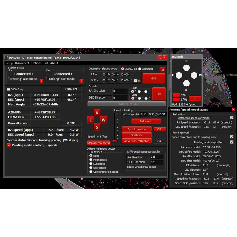 Monture Alcor-System Direct Drive Nova 120