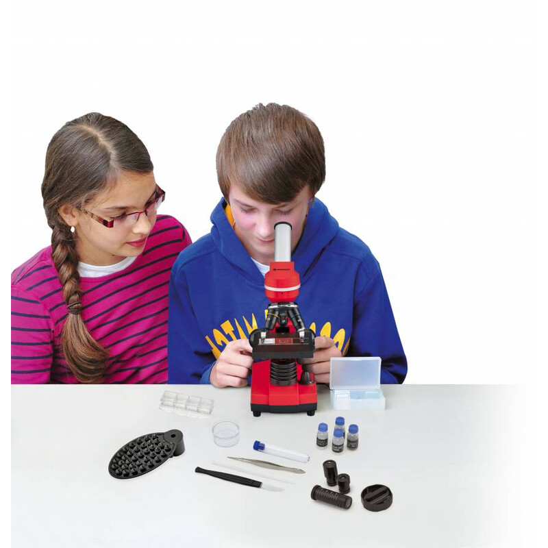 Microscope Bresser Junior Biolux SEL rouge