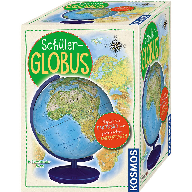 Kosmos Verlag Kinderglobus Schülerglobus physisch 26cm