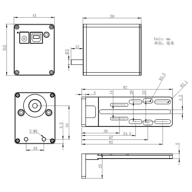ZWO Focalisateur automatique électronique EAF Standard