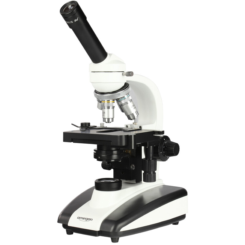 Omegon Microscope BioMon, 40x-1 000x, LED d'