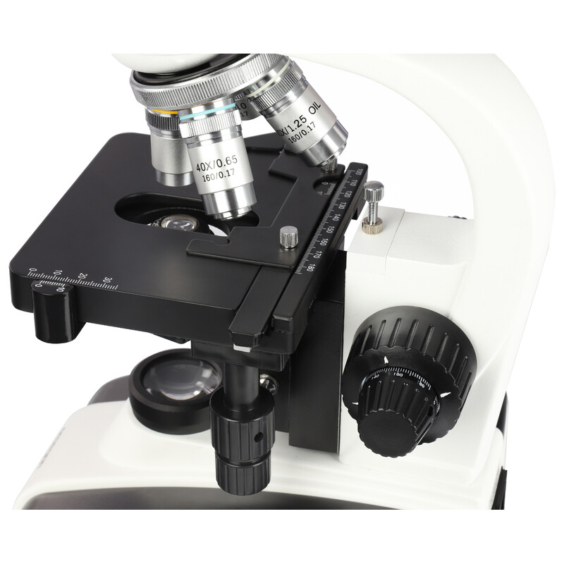 Omegon Microscope BioMon, 40x-1 000x, LED d'