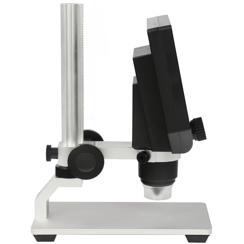 Omegon Microscope stéréo Digistar, 600x, LED, kit pour naturaliste - (l'ouvrage « Qu'est-ce qui vit sur les plages et les côtes » est en allemand)