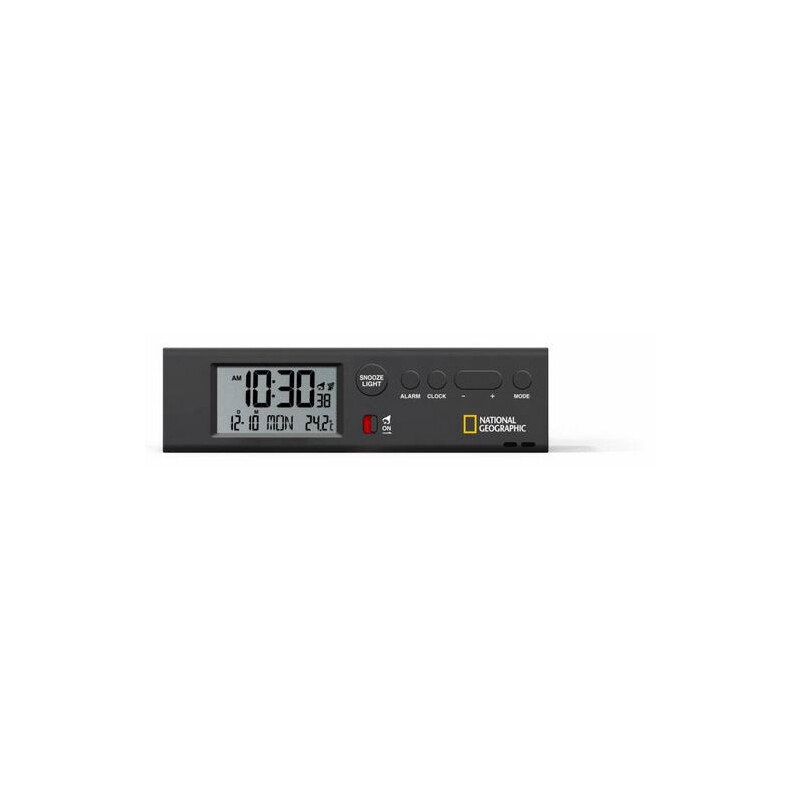 Horloge National Geographic World Time Clock with Temperature and Flashlight