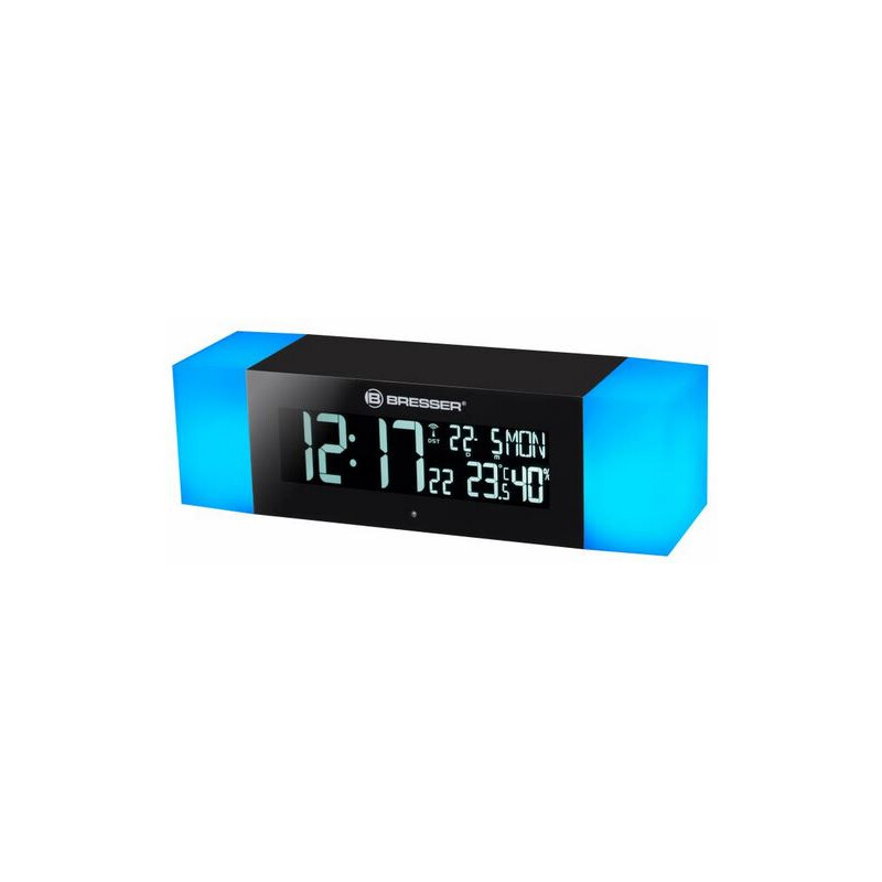 Horloge Bresser Radio-réveil FM lumineux avec fonction Bluetooth